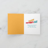 父の日ペナントエ最高のベパパ カード (内部)