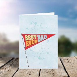 父の日ペナントエ最高のベパパ カード