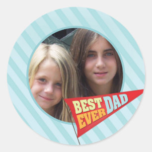 父の日ペナント ラウンドシール