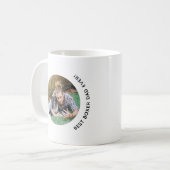 父の日ボクサードッグパパカスタム写真 コーヒーマグカップ (正面左)