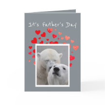 『父の日ポーラーベア気のあるそぶりをした·バケット·オブ·おもしろい』