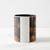 父の日マグカップ – パパ、あなたは私の最初のヒーロー ツートーンマグカップ (中央)