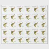 父の日マスのラッピングパーソナライズされた紙 ラッピングペーパー (フラット)