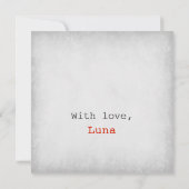 父の日ママ・カードと同じくらい愛してる カード (裏面)