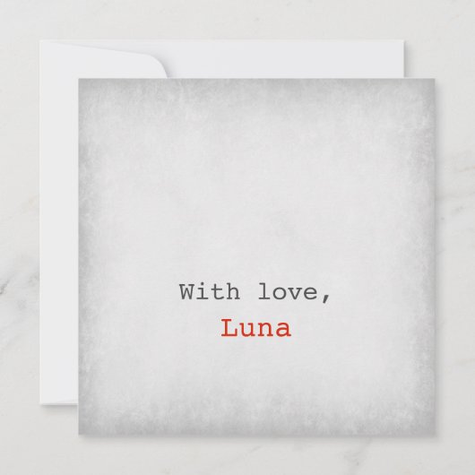 父の日ママ・カードと同じくらい愛してる カード (裏面)