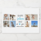 父の日ミニ酒ボトルラベル贈り物 リキュールボトルラベル (シングルラベル)