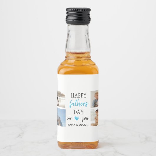父の日ミニ酒ボトルラベル贈り物 リキュールボトルラベル (正面)