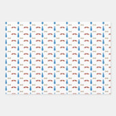 父の日ラッピング紙フラットシートセット3 ラッピングペーパーシート (正面3)