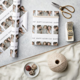 父の日ラッピング紙3枚の写真と文字 ラッピングペーパー