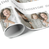 父の日ラッピング紙3枚の写真と文字 ラッピングペーパー (ロールコーナー)