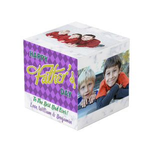 父の日ラブフォトコラージュ4写真 フォトキューブ