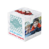 父の日ラブフォトコラージュ4写真 フォトキューブ (正面アングル)