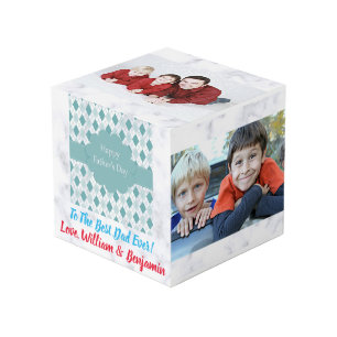 父の日ラブフォトコラージュ4写真 フォトキューブ