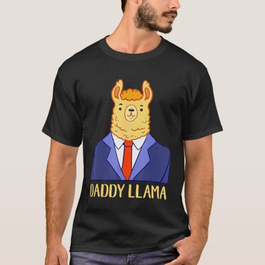 父の日ラマ Tシャツ (正面)