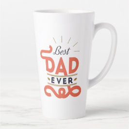 父の日ラージラテマグ – 最高のパパ カフェラテマグ