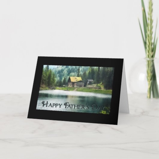 父の日レイクビュー カード (正面)