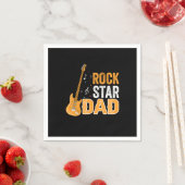父の日ロックスターパパ スタンダードカクテルナプキン (インサイチュ)