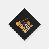 父の日ロックスターパパ スタンダードカクテルナプキン (角)