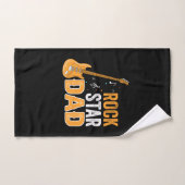 父の日ロックスターパパ ハンドタオル (ハンドタオル)