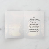 父の日ワイルドホースサンセットカード カード (内部)