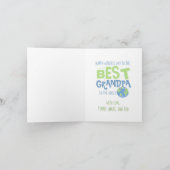父の日ワールドズグランドパ最高のキュイタイポグラフィ カード (内部)