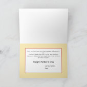 父の日ヴィンテージトラクター カード (内部)