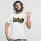 父の日ヴィンテージ誇りを持ったの父 Tシャツ