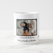 父の日ヴィンテージ限定版年写真儀 ジャンボコーヒーマグカップ (正面)