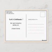 父の日ヴィンテージBBQパーティの招待状 ポストカード (裏面)