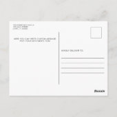 父の日三枚目写真用はがき ポストカード (裏面)