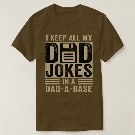 父の日保私の全パパが父ABaseでジョーク Tシャツ (デザイン正面)