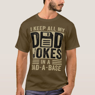 父の日保私の全パパが父ABaseでジョーク Tシャツ