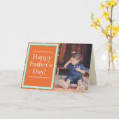 父の日写真カード カード (黄色い花)