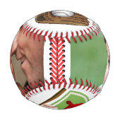 父の日写真野球カスタム 野球ボール (正面)