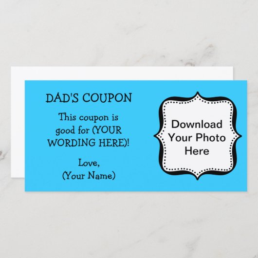 父の日券パパ (正面/裏面)