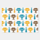 父の日勝者パパセット ラッピングペーパーシート (正面2)