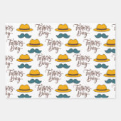 父の日勝者パパセット ラッピングペーパーシート (正面)