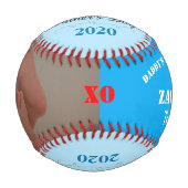 『父の日双子の小さなスラッガー』 野球ボール (裏面)