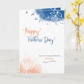 父の日名前をカスタムすると人間関係 カード (黄色い花)