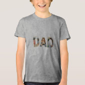 父の日向けのシンプルなDad Tee トライブレンドＴシャツ (正面)
