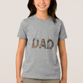 父の日向けのシンプルなDad Tee トライブレンドＴシャツ (正面)