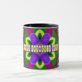 父の日向けの万華鏡の絵 マグカップ