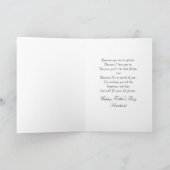 父の日夫 – エレガントバラ カード (内部)