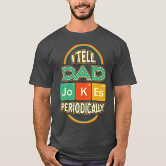 父の日定期的にパパのジョークを言う Tシャツ