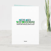 父の日家族写真カード カード (裏面)