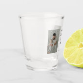 父の日射鏡 – 写真と子供の名前 ショットグラス (左)