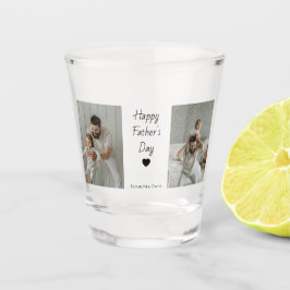父の日射鏡 – 写真と子供の名前 ショットグラス