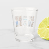 父の日射鏡 | 写真パーソナライズされた ショットグラス (裏面)