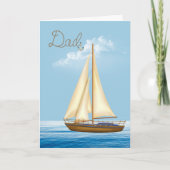 父の日帆船カード カード (正面)