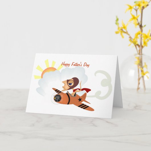 父の日帰り便 カード (黄色い花)